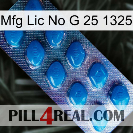 Mfg Lic No G 25 1325 viagra1